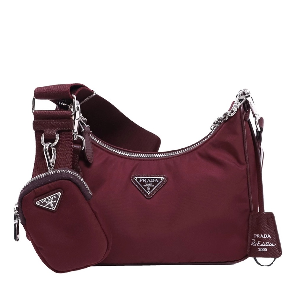 ISO Prada Burgundy Nylon Re-Edition 2005